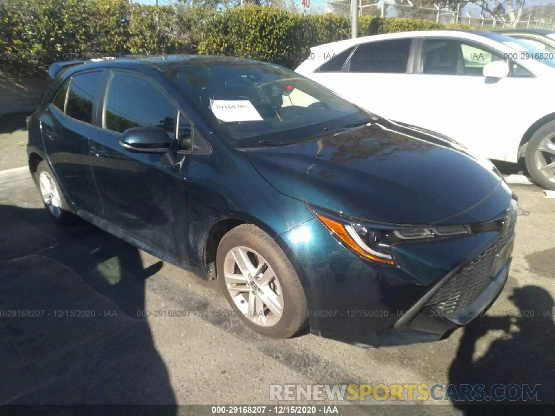 1 Photograph of a damaged car JTNK4RBE8K3043007 TOYOTA COROLLA HATCHBACK 2019