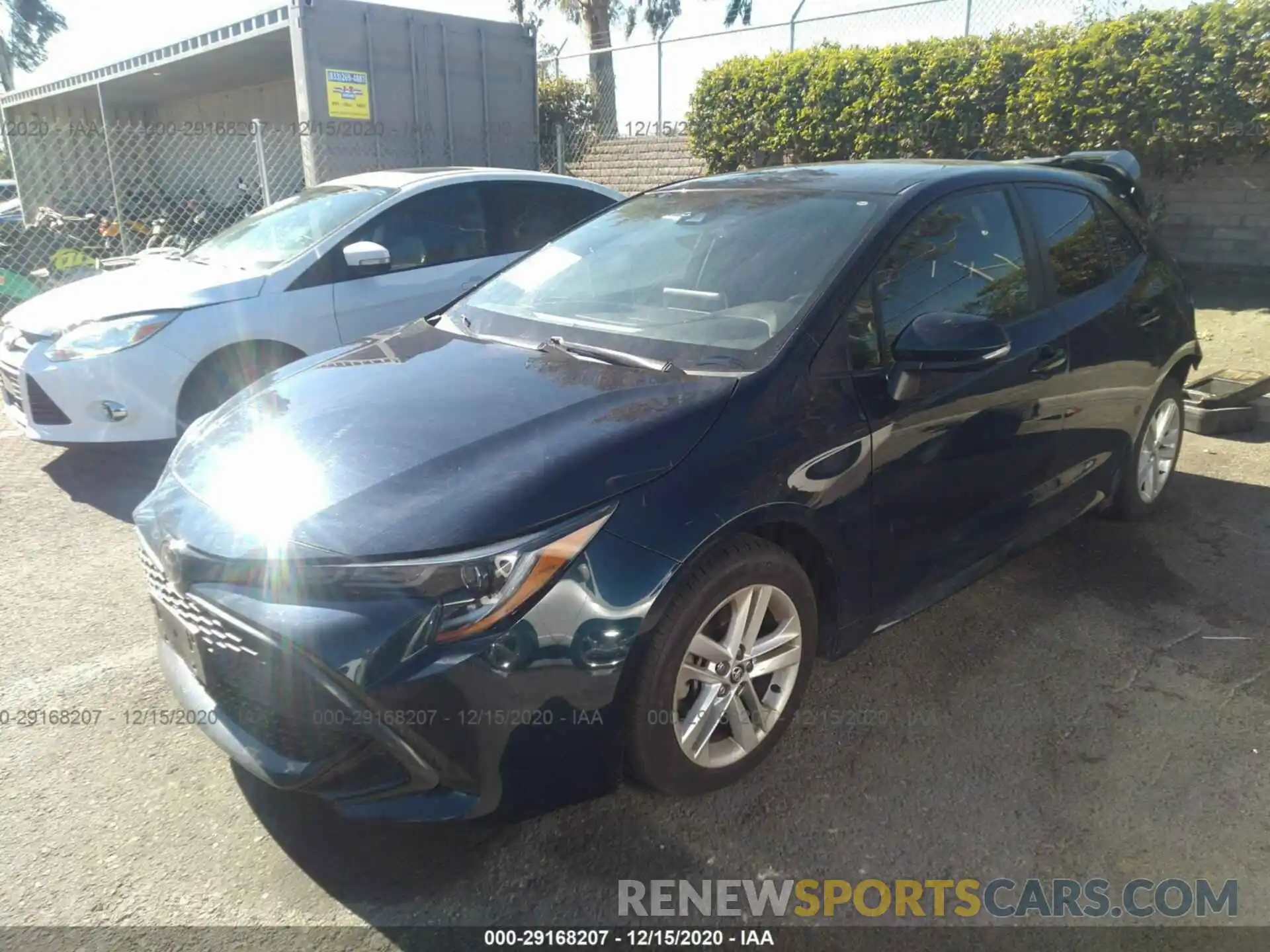 2 Photograph of a damaged car JTNK4RBE8K3043007 TOYOTA COROLLA HATCHBACK 2019