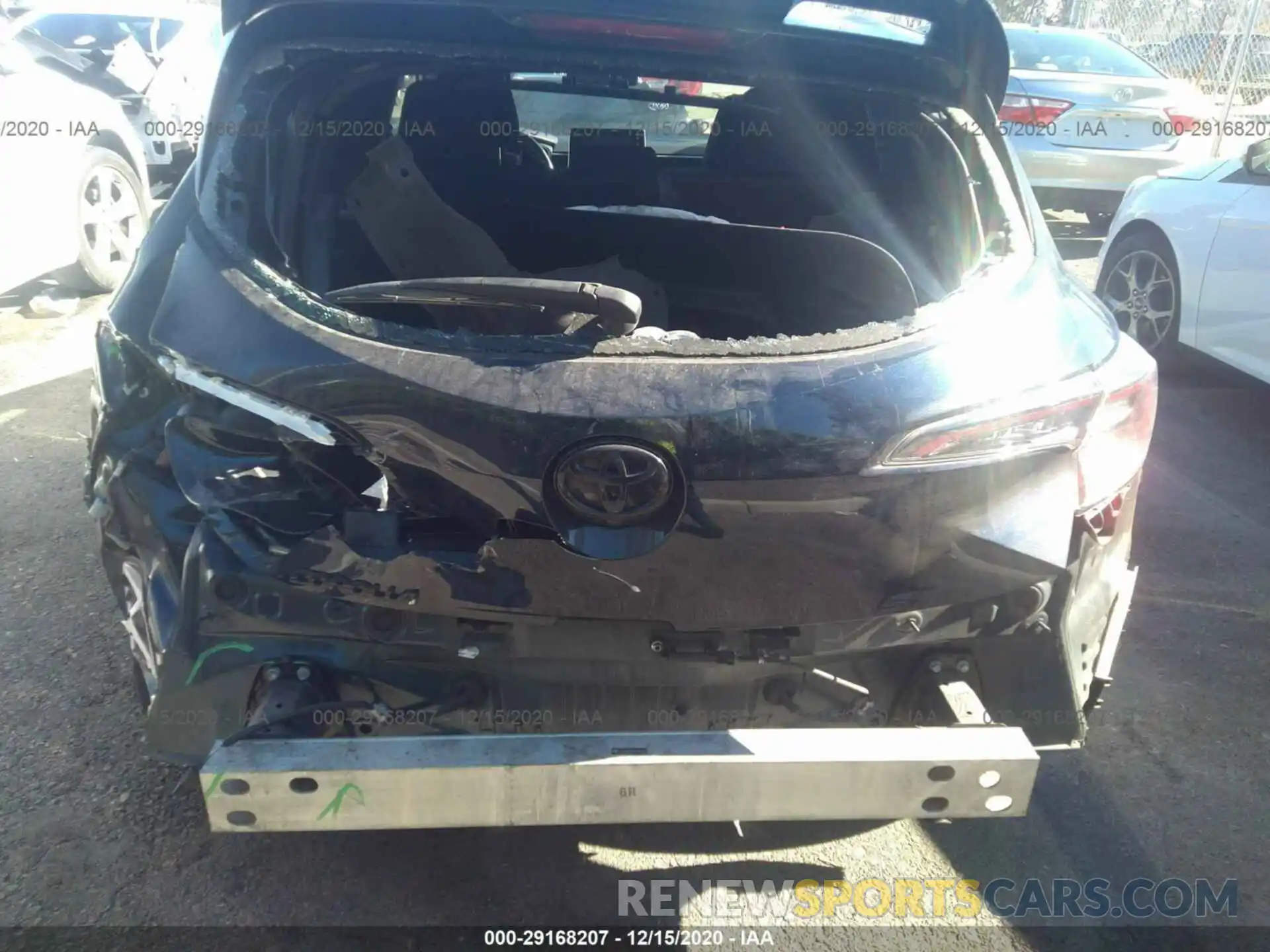 6 Photograph of a damaged car JTNK4RBE8K3043007 TOYOTA COROLLA HATCHBACK 2019