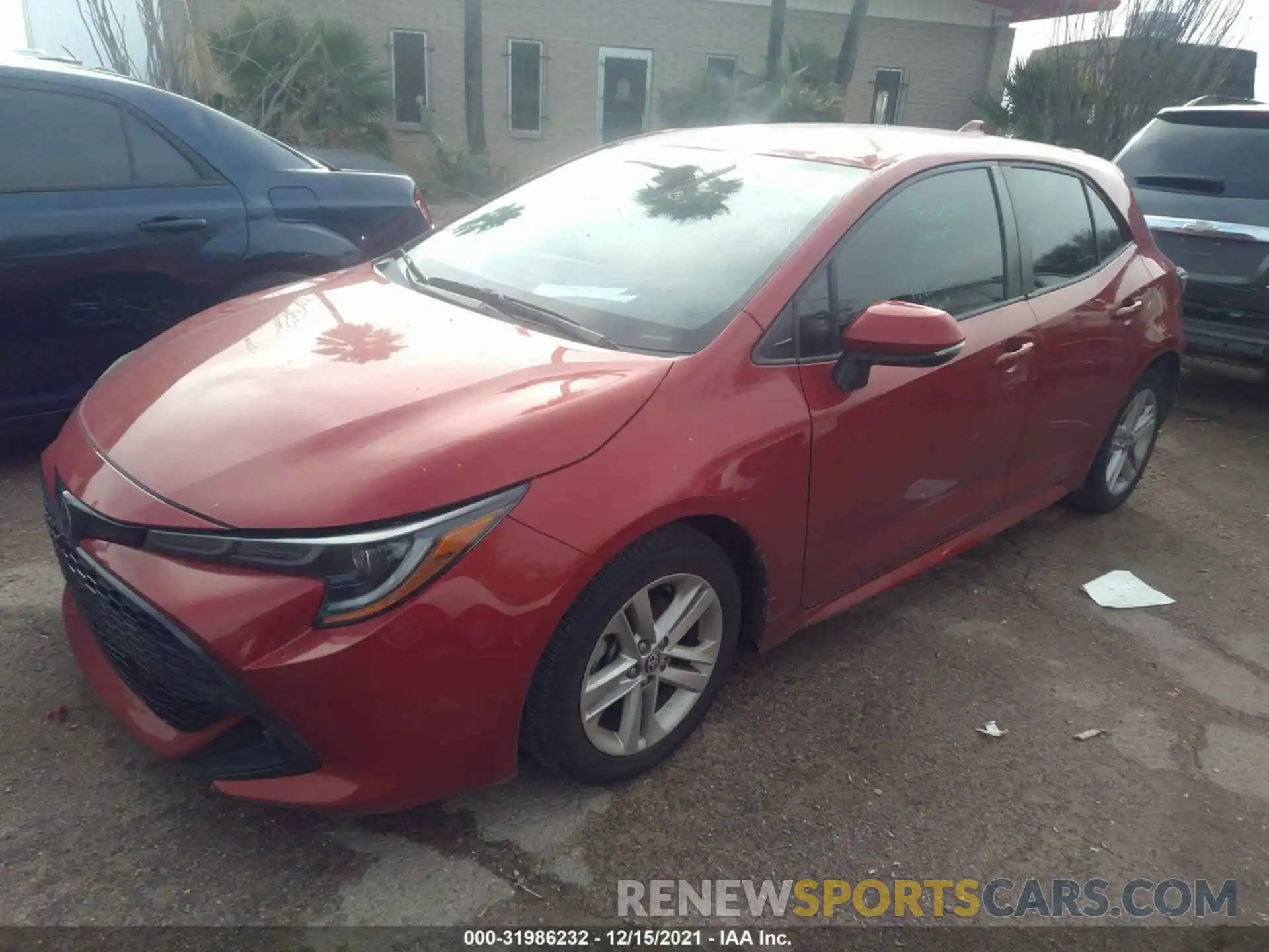 2 Photograph of a damaged car JTNK4RBE8K3043055 TOYOTA COROLLA HATCHBACK 2019