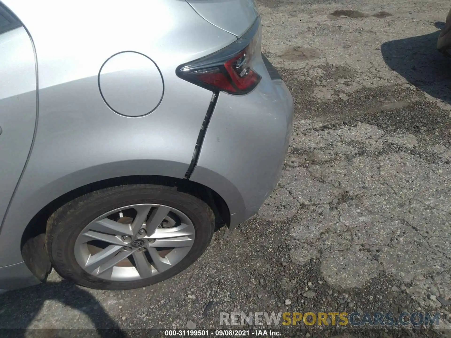 6 Photograph of a damaged car JTNK4RBE8K3045775 TOYOTA COROLLA HATCHBACK 2019