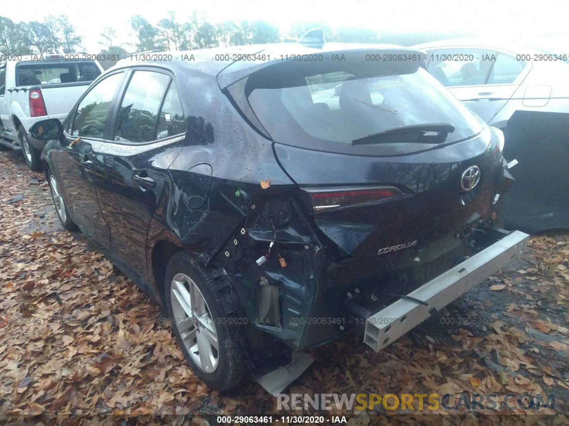 3 Photograph of a damaged car JTNK4RBE8K3047266 TOYOTA COROLLA HATCHBACK 2019