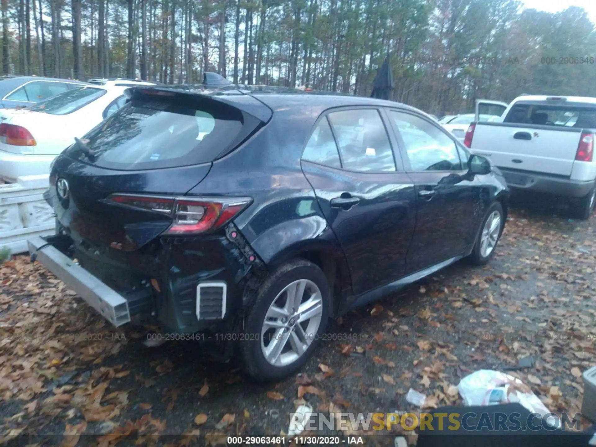 4 Photograph of a damaged car JTNK4RBE8K3047266 TOYOTA COROLLA HATCHBACK 2019