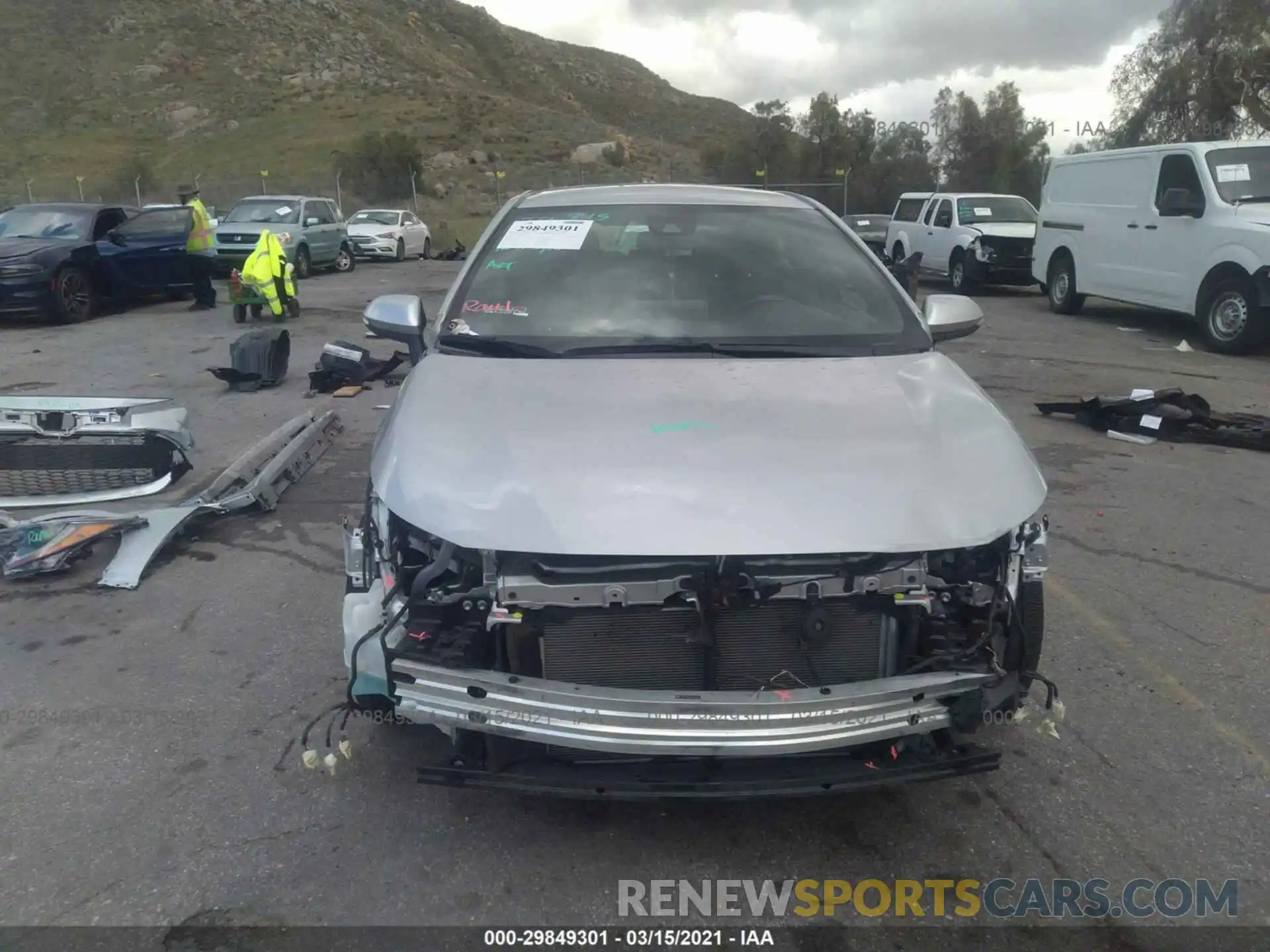 6 Photograph of a damaged car JTNK4RBE8K3048501 TOYOTA COROLLA HATCHBACK 2019