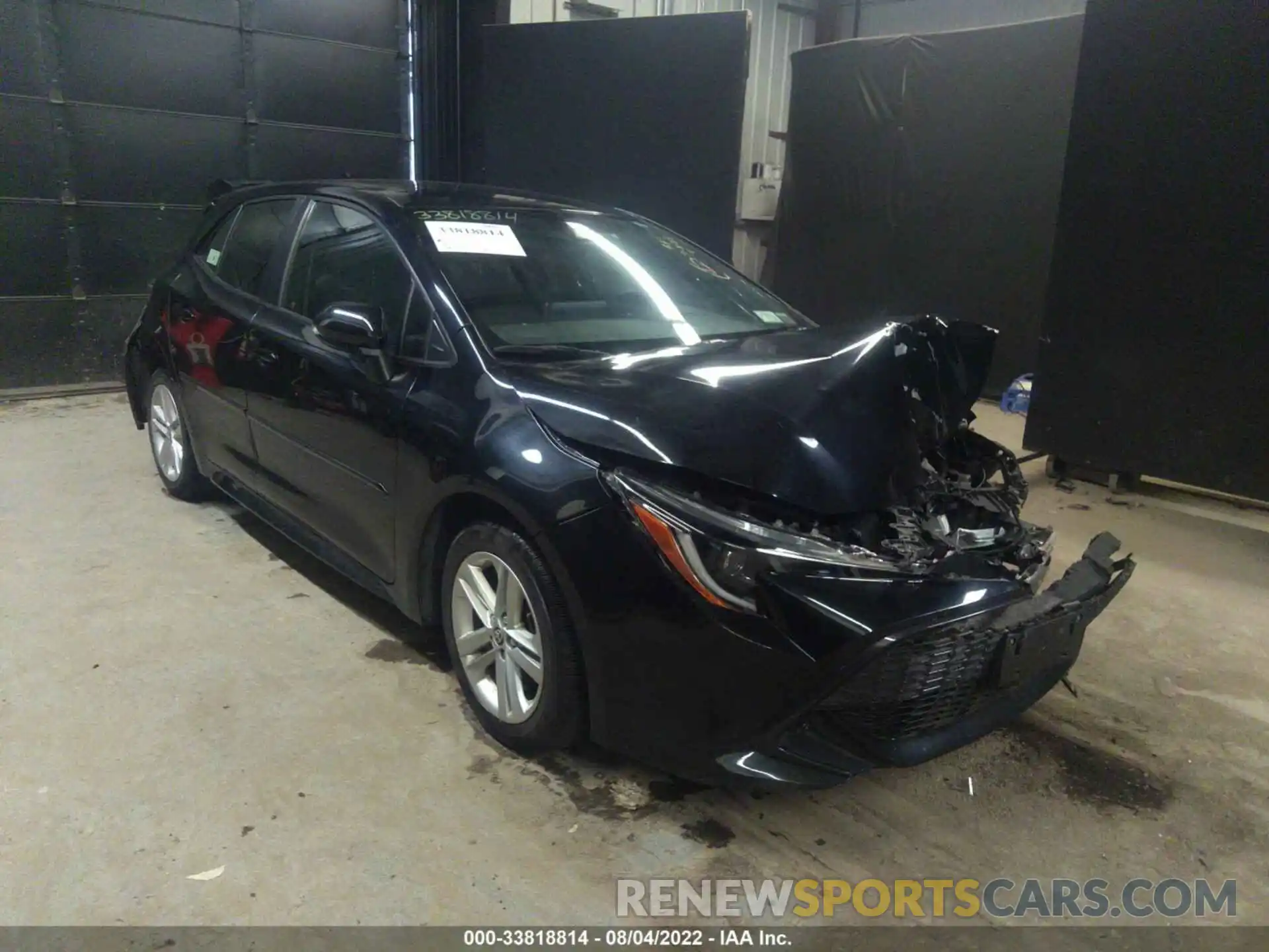 1 Photograph of a damaged car JTNK4RBE8K3049891 TOYOTA COROLLA HATCHBACK 2019