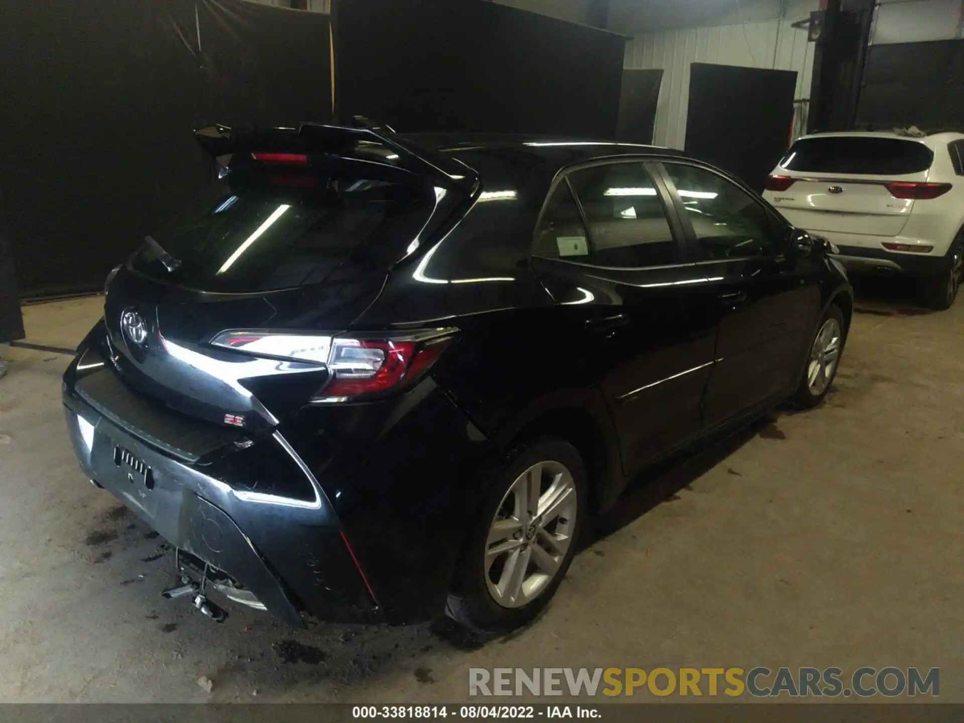 4 Photograph of a damaged car JTNK4RBE8K3049891 TOYOTA COROLLA HATCHBACK 2019