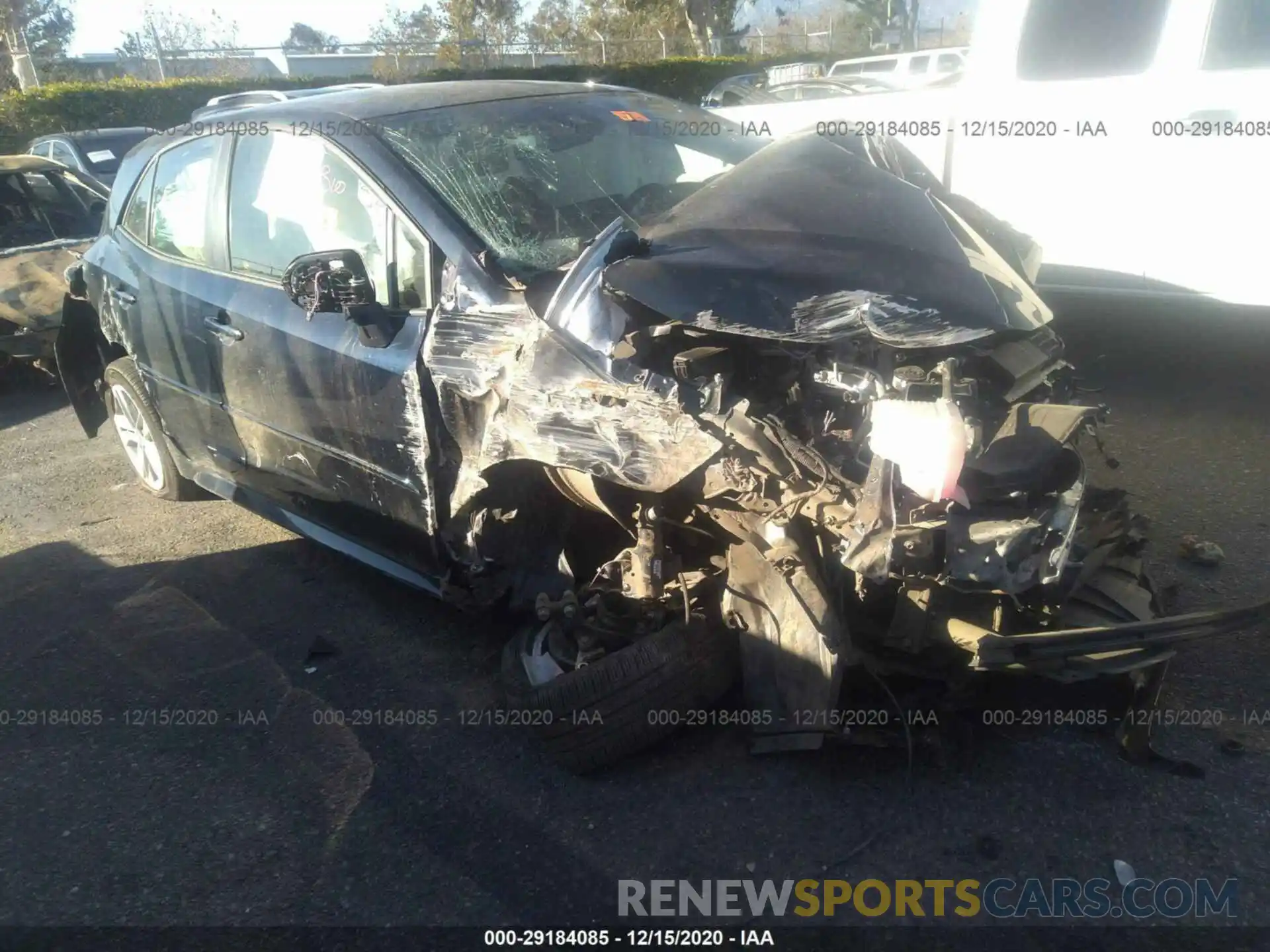 1 Photograph of a damaged car JTNK4RBE8K3063497 TOYOTA COROLLA HATCHBACK 2019