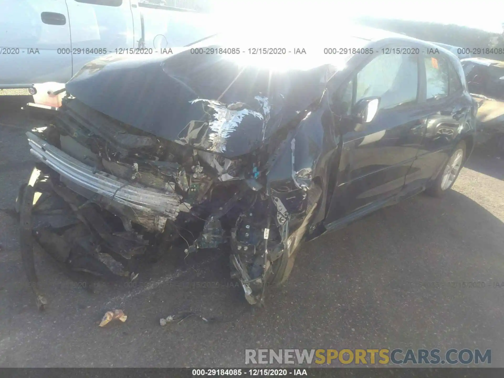 2 Photograph of a damaged car JTNK4RBE8K3063497 TOYOTA COROLLA HATCHBACK 2019