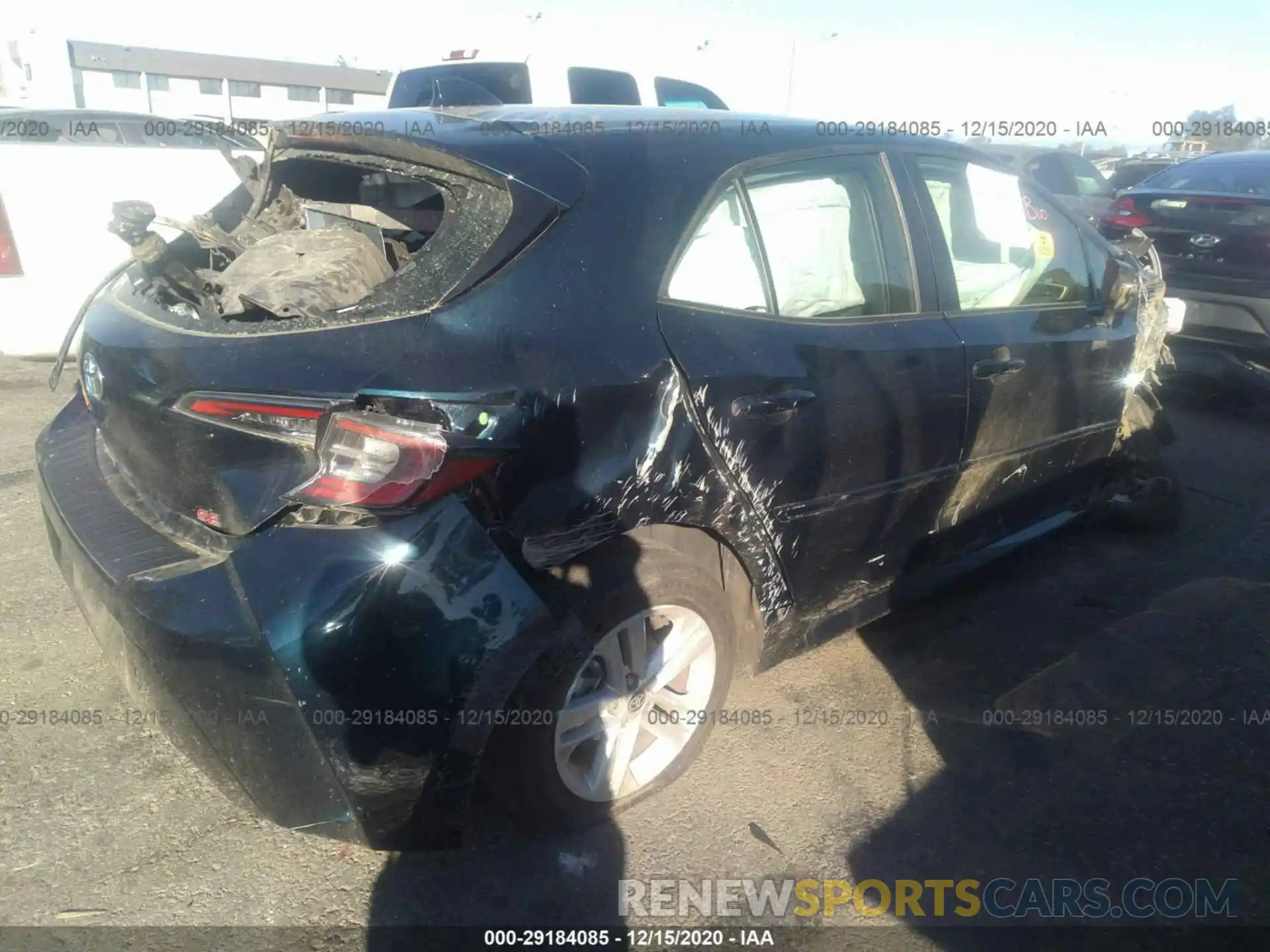 4 Photograph of a damaged car JTNK4RBE8K3063497 TOYOTA COROLLA HATCHBACK 2019