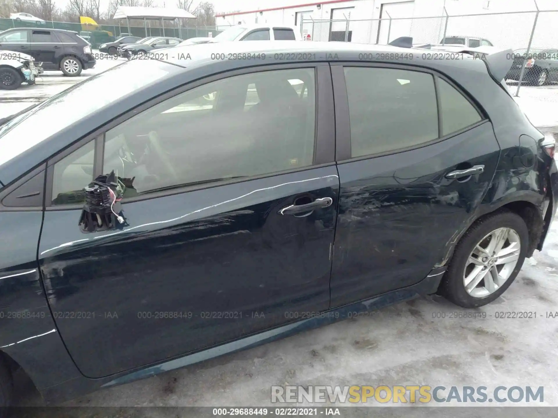 6 Photograph of a damaged car JTNK4RBE8K3063922 TOYOTA COROLLA HATCHBACK 2019