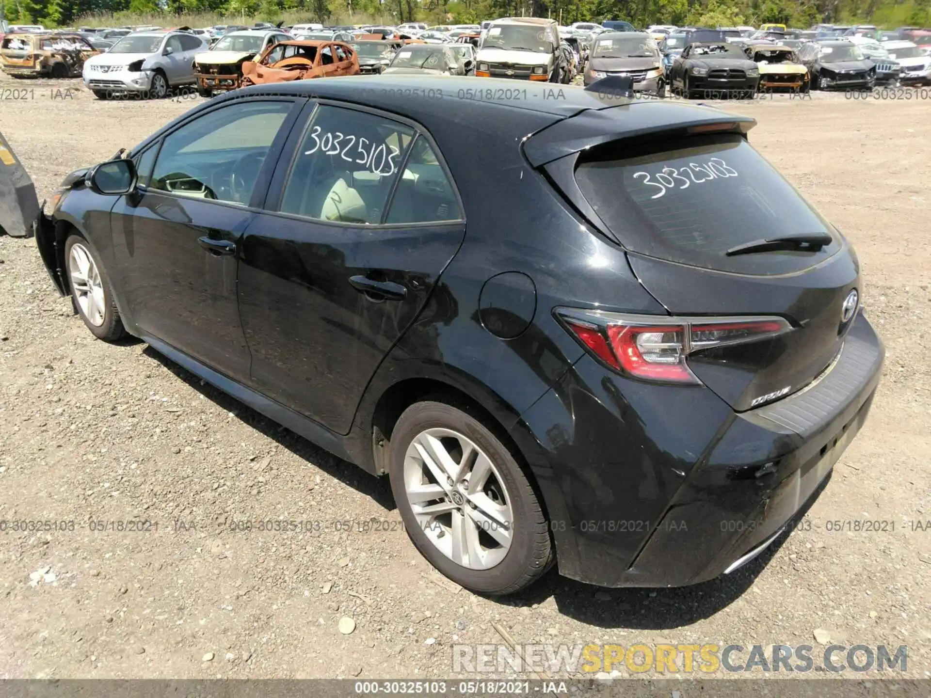 3 Photograph of a damaged car JTNK4RBE9K3000229 TOYOTA COROLLA HATCHBACK 2019