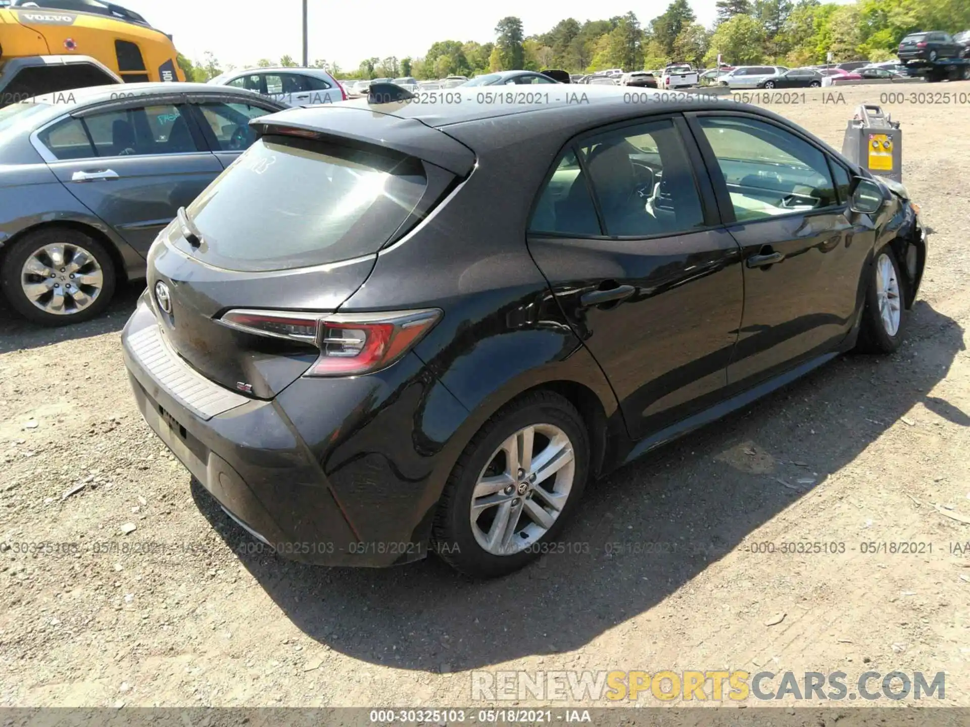 4 Photograph of a damaged car JTNK4RBE9K3000229 TOYOTA COROLLA HATCHBACK 2019