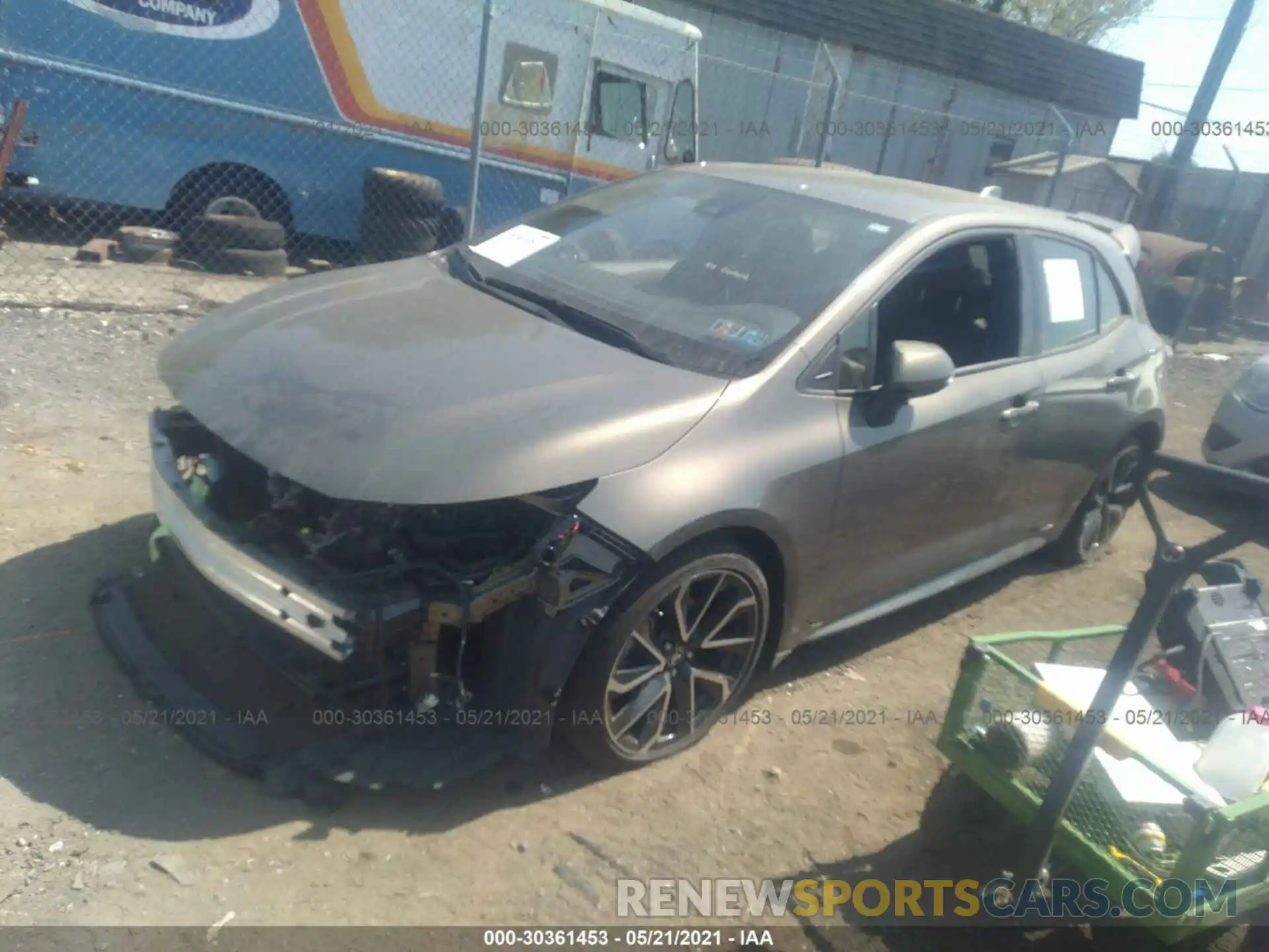 2 Photograph of a damaged car JTNK4RBE9K3002255 TOYOTA COROLLA HATCHBACK 2019