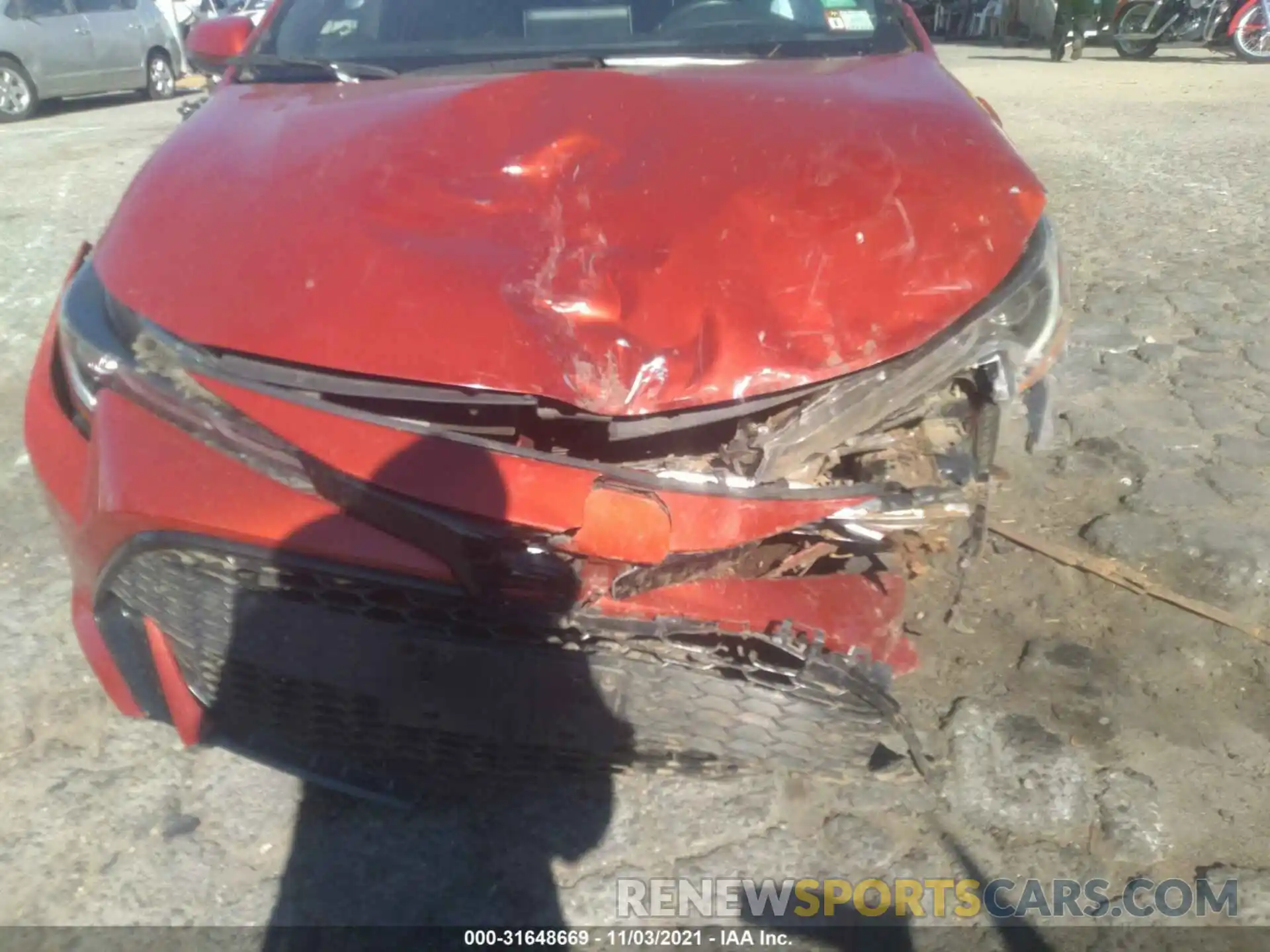 6 Photograph of a damaged car JTNK4RBE9K3009724 TOYOTA COROLLA HATCHBACK 2019