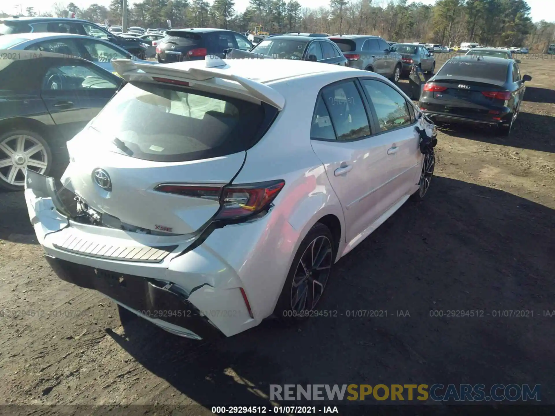 4 Photograph of a damaged car JTNK4RBE9K3011067 TOYOTA COROLLA HATCHBACK 2019