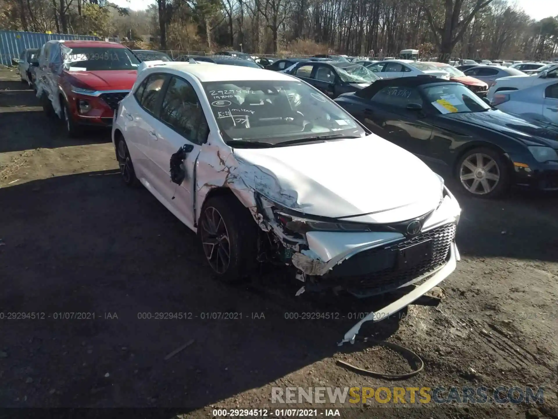 6 Photograph of a damaged car JTNK4RBE9K3011067 TOYOTA COROLLA HATCHBACK 2019