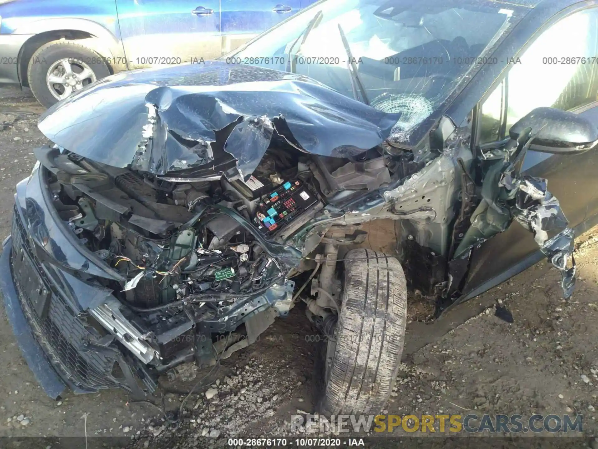 6 Фотография поврежденного автомобиля JTNK4RBE9K3018682 TOYOTA COROLLA HATCHBACK 2019