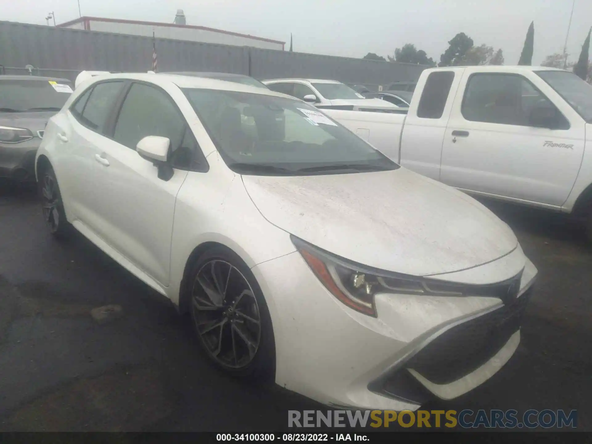 1 Photograph of a damaged car JTNK4RBE9K3031089 TOYOTA COROLLA HATCHBACK 2019