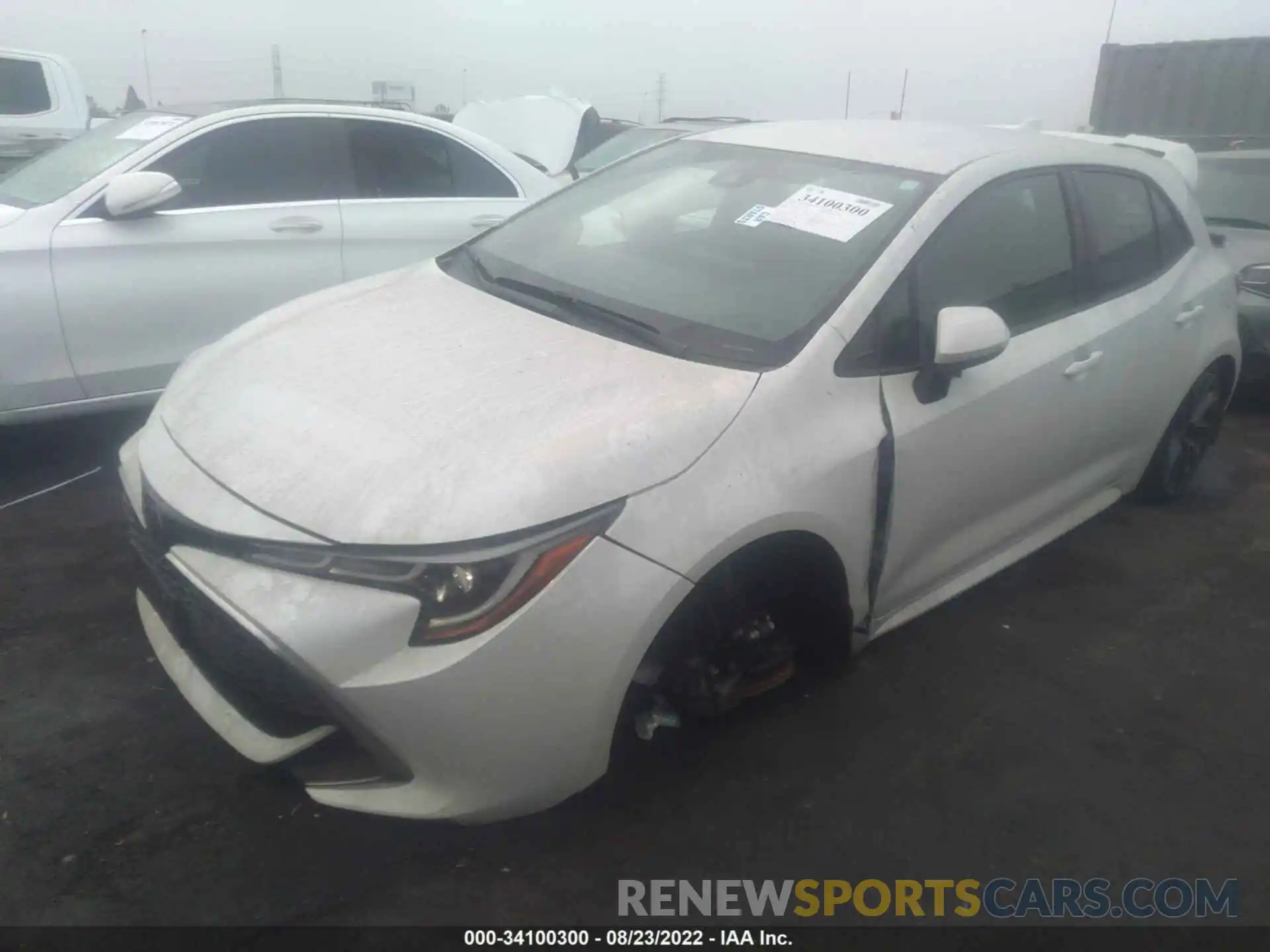 6 Photograph of a damaged car JTNK4RBE9K3031089 TOYOTA COROLLA HATCHBACK 2019