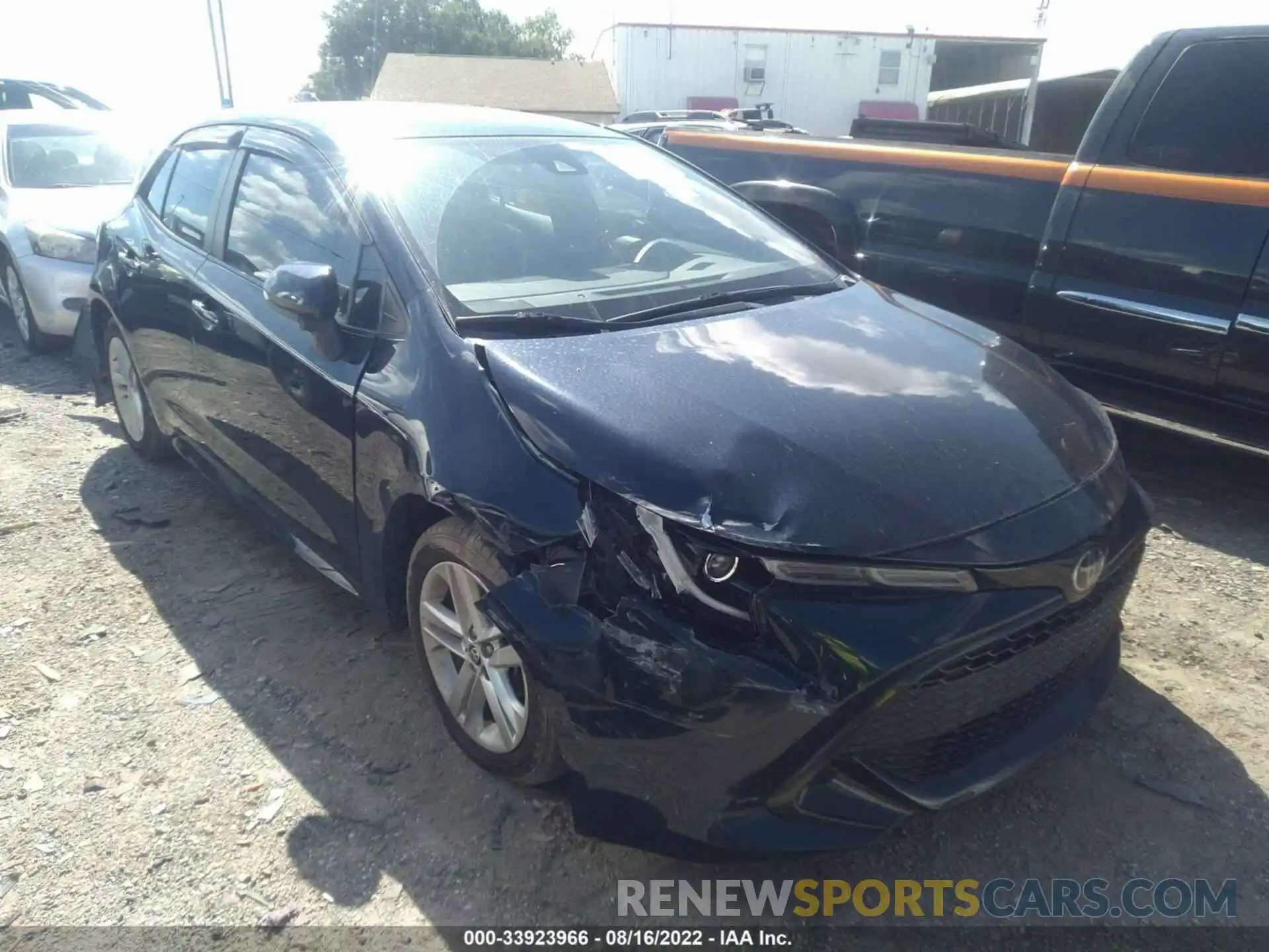 1 Photograph of a damaged car JTNK4RBE9K3031450 TOYOTA COROLLA HATCHBACK 2019