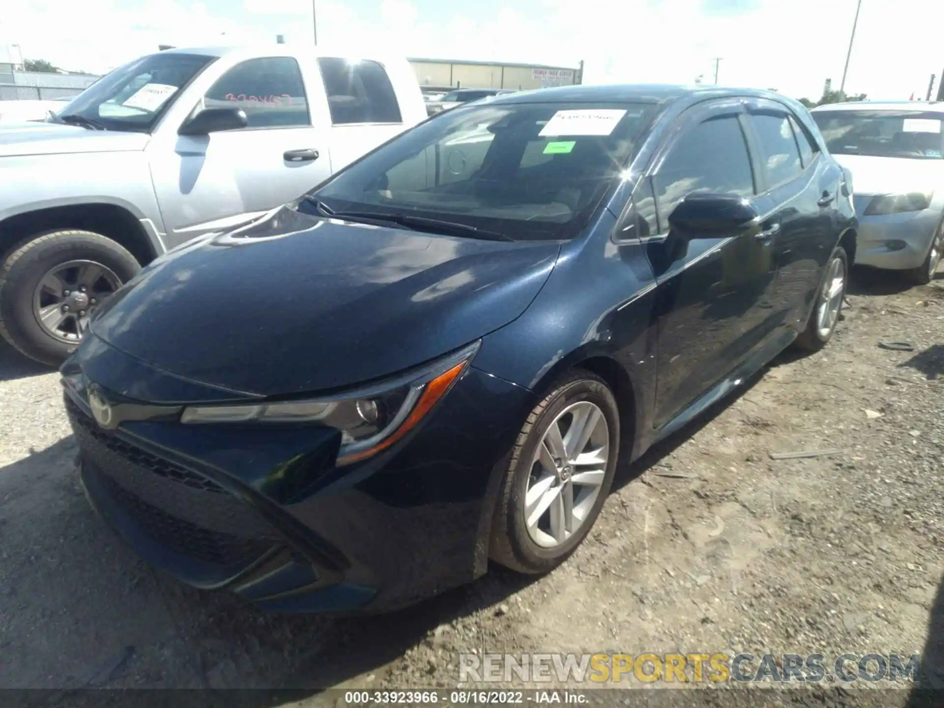 2 Photograph of a damaged car JTNK4RBE9K3031450 TOYOTA COROLLA HATCHBACK 2019