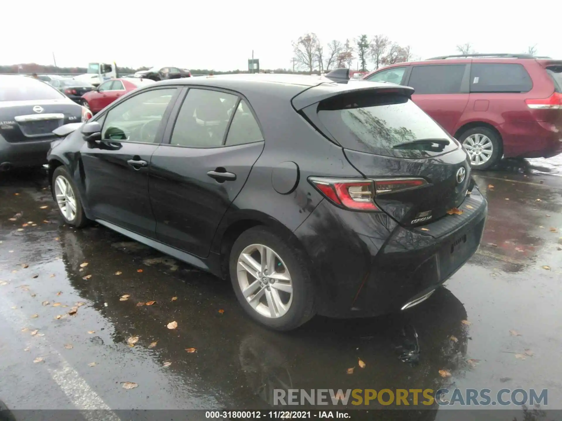 3 Photograph of a damaged car JTNK4RBE9K3038298 TOYOTA COROLLA HATCHBACK 2019