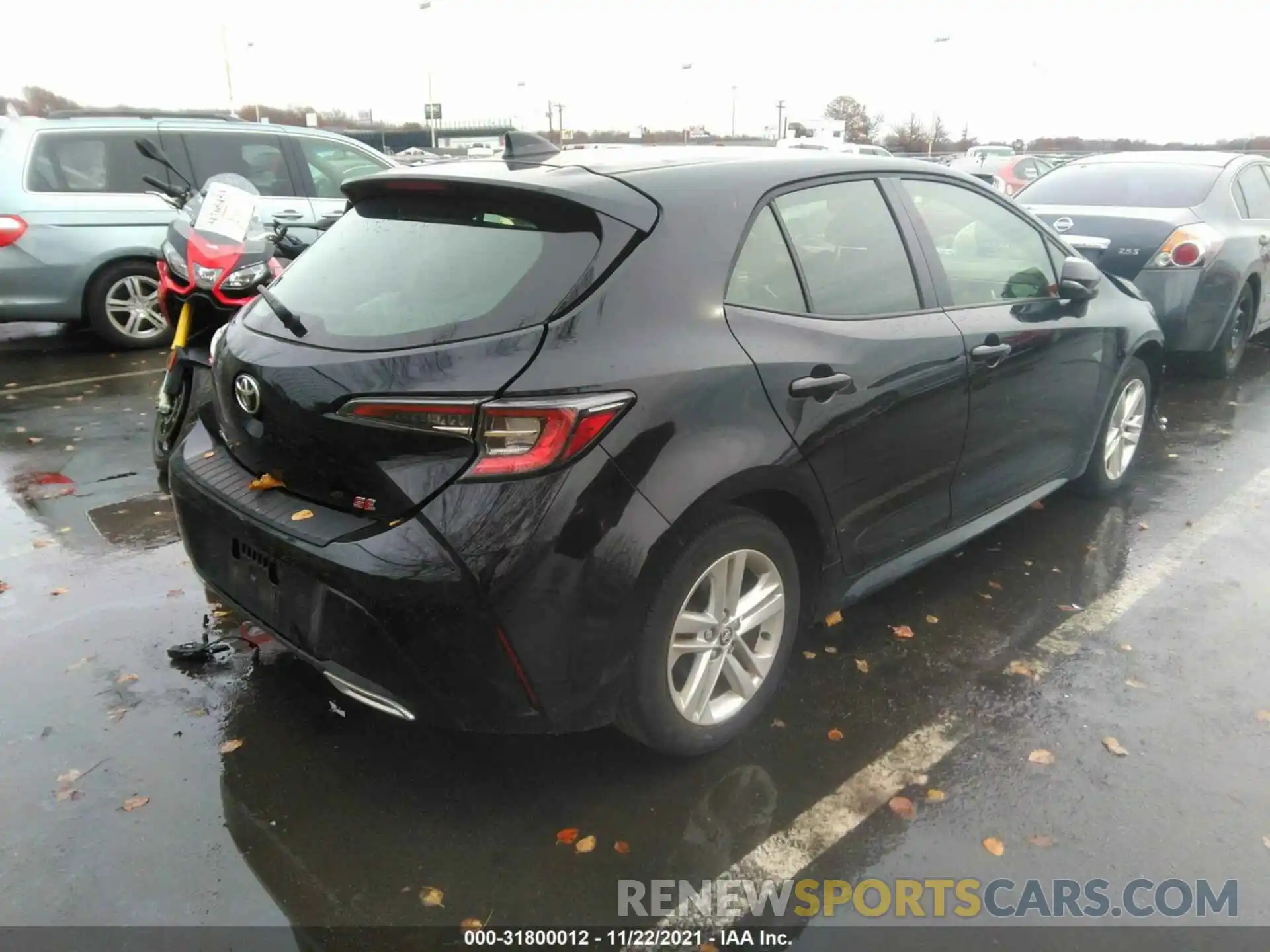 4 Photograph of a damaged car JTNK4RBE9K3038298 TOYOTA COROLLA HATCHBACK 2019