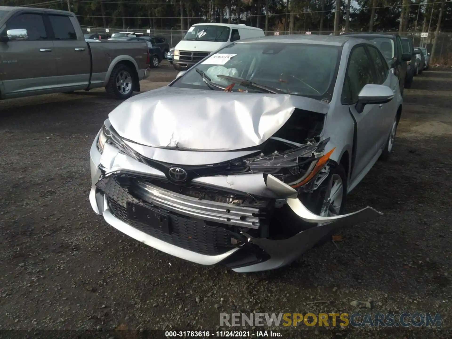 6 Photograph of a damaged car JTNK4RBE9K3039841 TOYOTA COROLLA HATCHBACK 2019