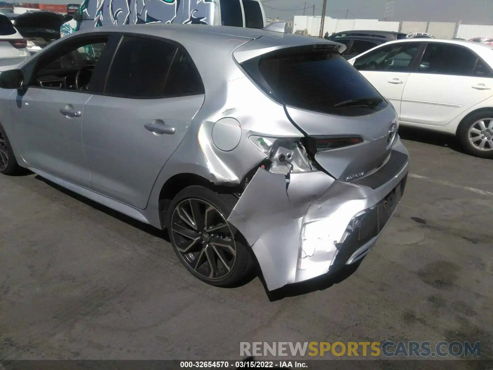 6 Photograph of a damaged car JTNK4RBE9K3043937 TOYOTA COROLLA HATCHBACK 2019