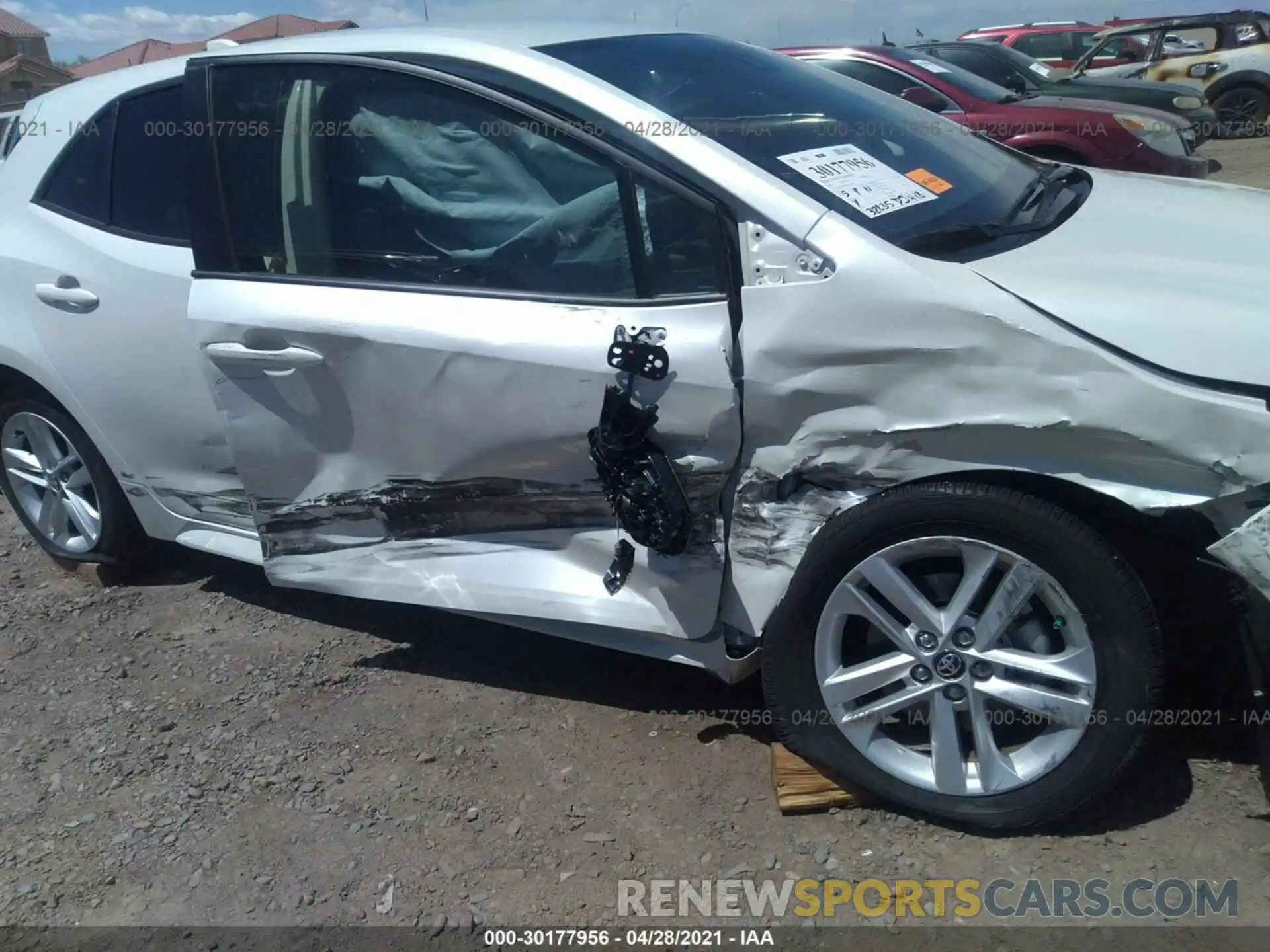 6 Photograph of a damaged car JTNK4RBE9K3048507 TOYOTA COROLLA HATCHBACK 2019