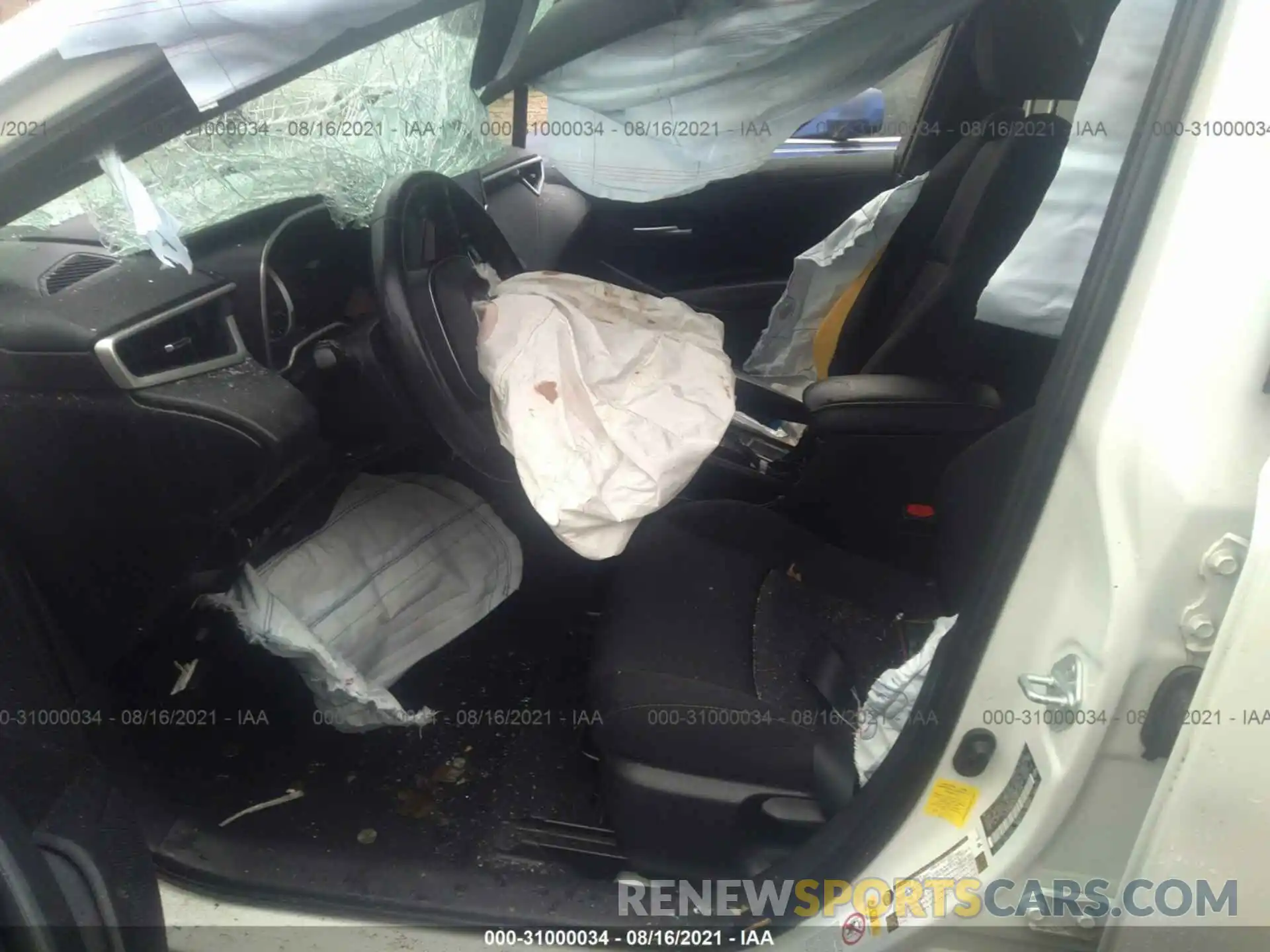 5 Photograph of a damaged car JTNK4RBE9K3051505 TOYOTA COROLLA HATCHBACK 2019