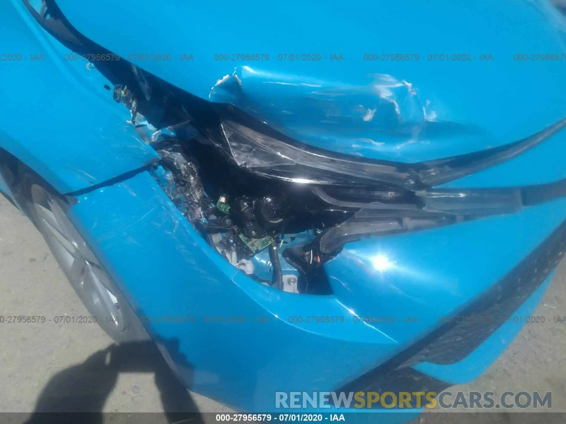6 Фотография поврежденного автомобиля JTNK4RBE9K3052492 TOYOTA COROLLA HATCHBACK 2019