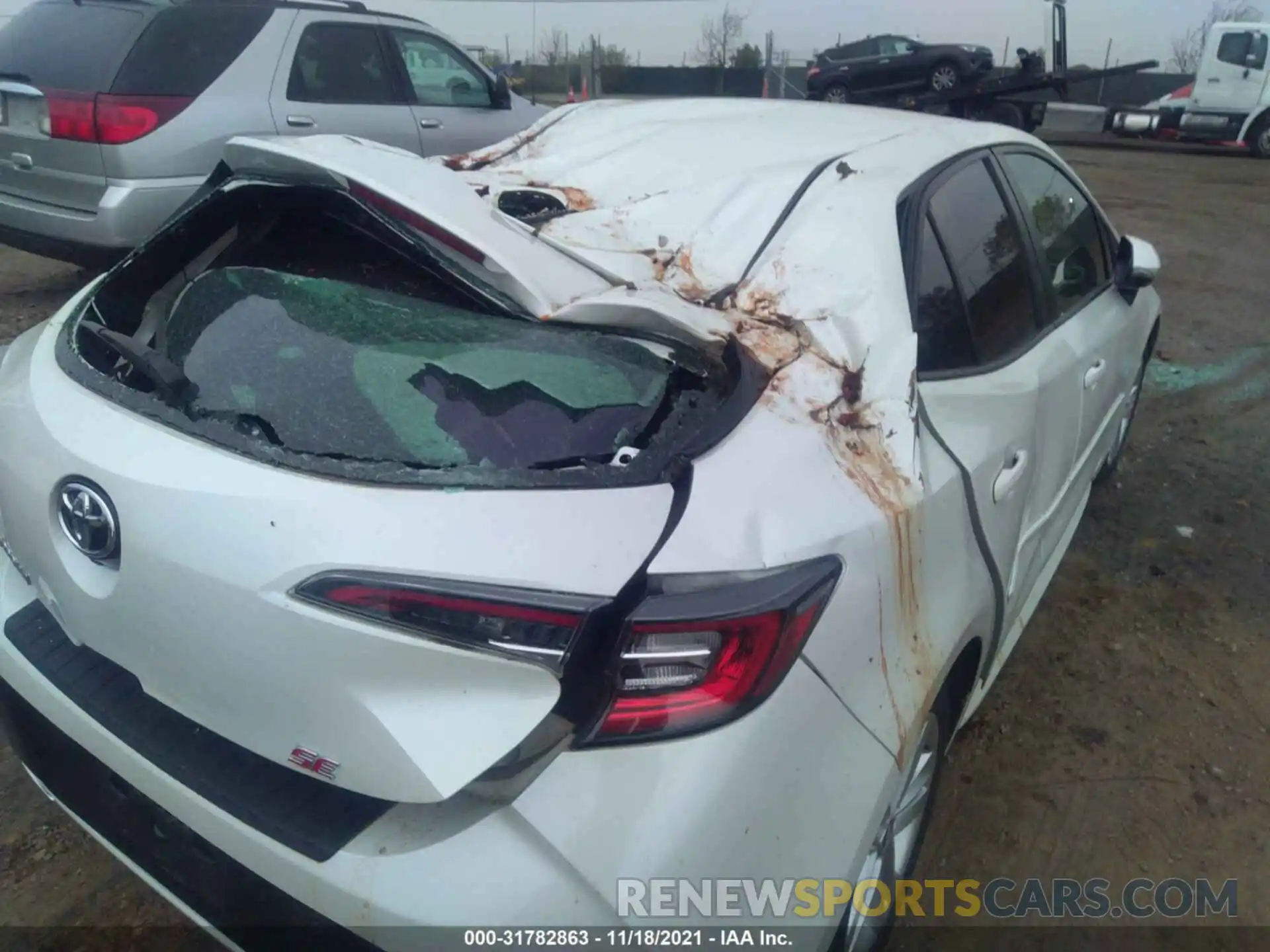 6 Photograph of a damaged car JTNK4RBE9K3052671 TOYOTA COROLLA HATCHBACK 2019