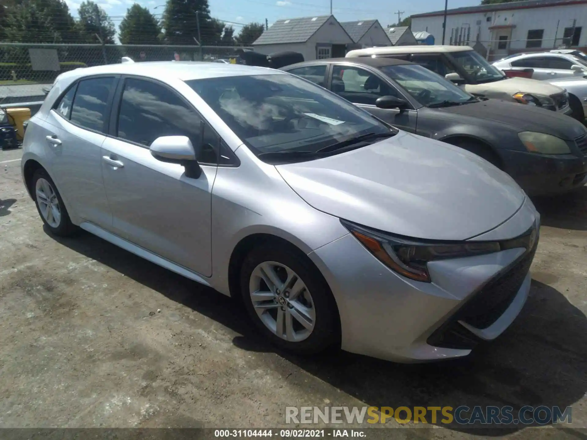 1 Photograph of a damaged car JTNK4RBE9K3059782 TOYOTA COROLLA HATCHBACK 2019