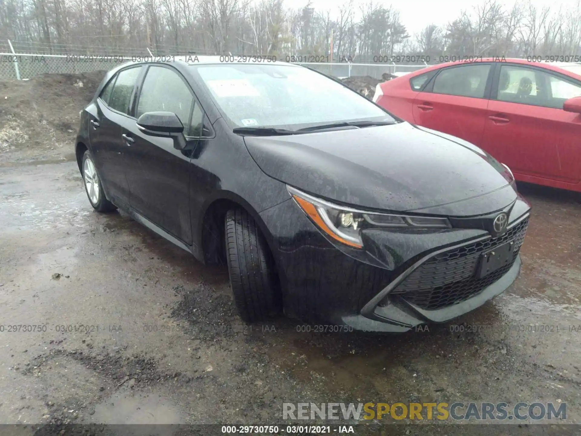 1 Photograph of a damaged car JTNK4RBE9K3060849 TOYOTA COROLLA HATCHBACK 2019