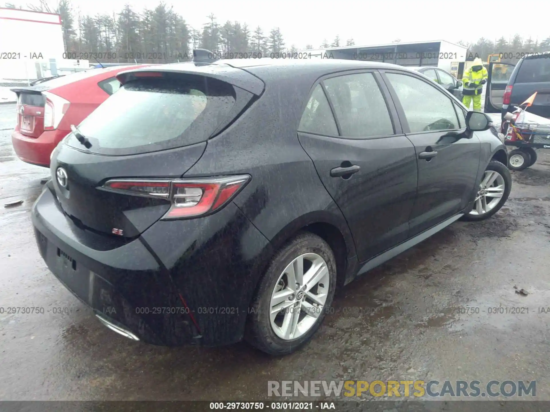 4 Photograph of a damaged car JTNK4RBE9K3060849 TOYOTA COROLLA HATCHBACK 2019