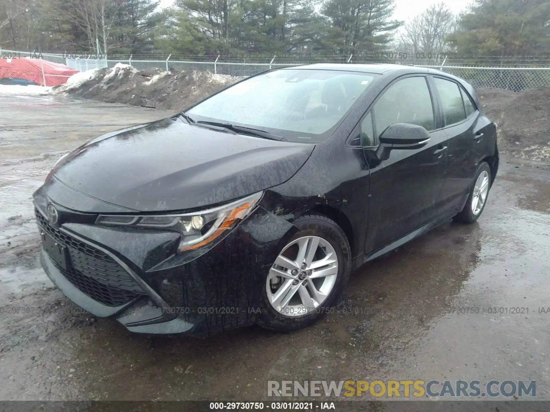 6 Photograph of a damaged car JTNK4RBE9K3060849 TOYOTA COROLLA HATCHBACK 2019