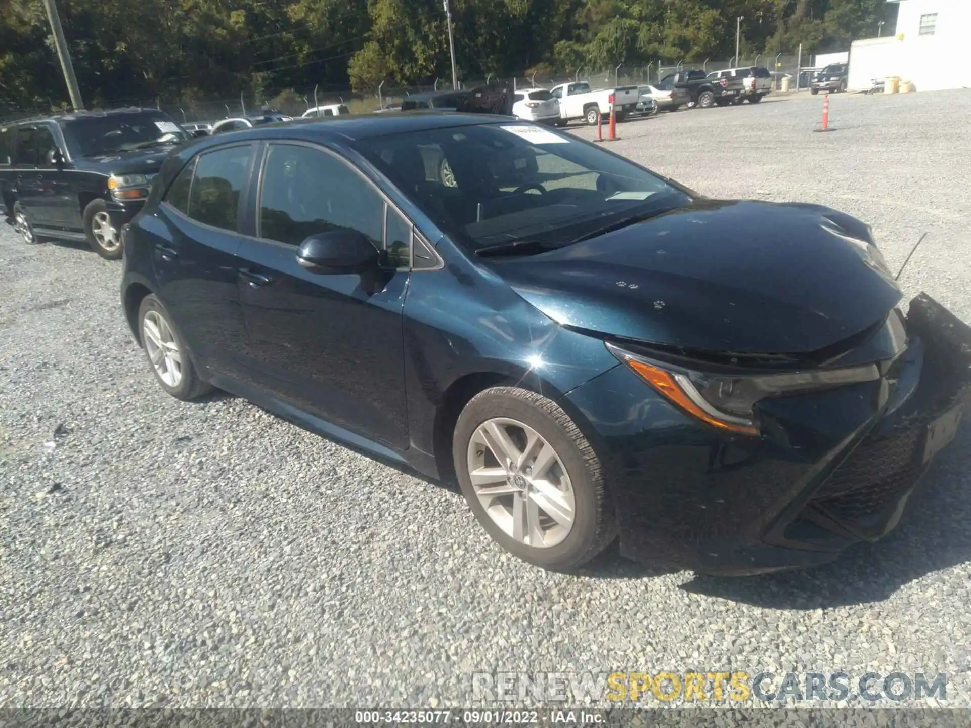 1 Photograph of a damaged car JTNK4RBE9K3068871 TOYOTA COROLLA HATCHBACK 2019