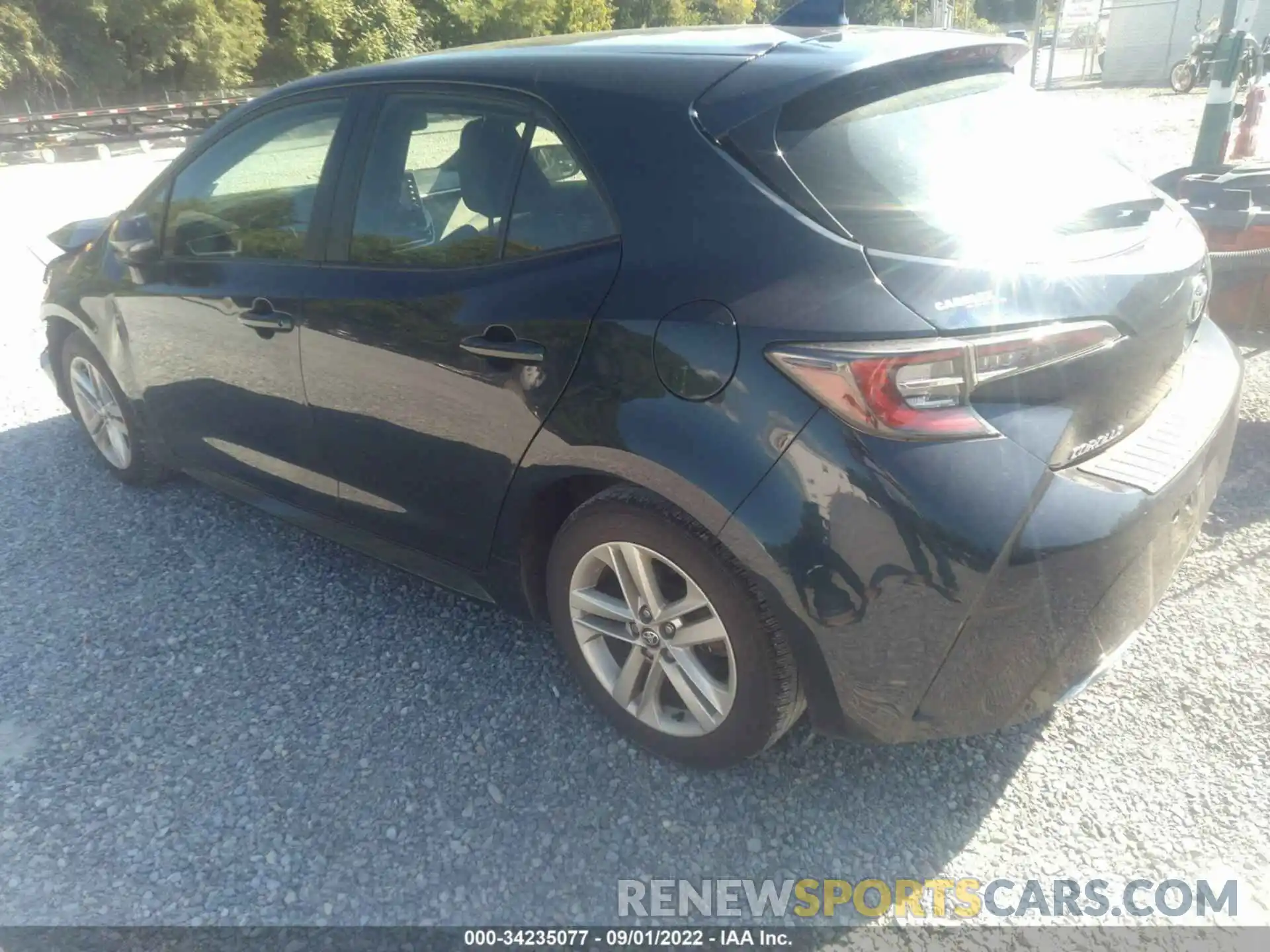 3 Photograph of a damaged car JTNK4RBE9K3068871 TOYOTA COROLLA HATCHBACK 2019