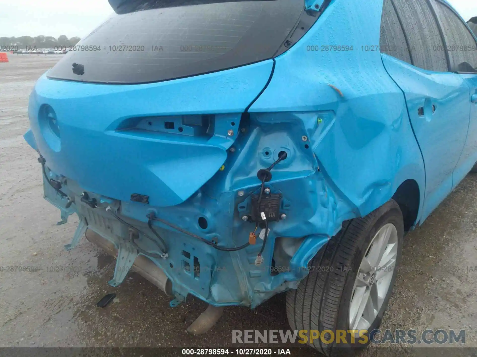 6 Фотография поврежденного автомобиля JTNK4RBE9K3071852 TOYOTA COROLLA HATCHBACK 2019