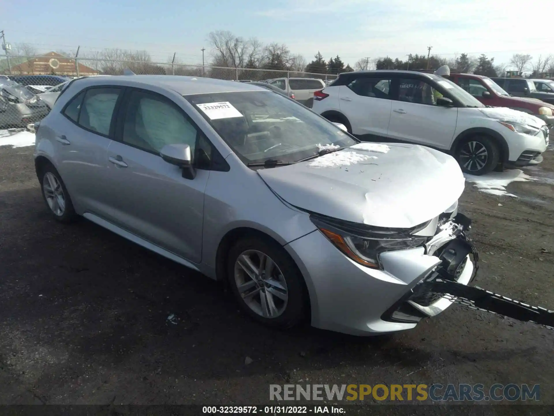 1 Photograph of a damaged car JTNK4RBEXK3034230 TOYOTA COROLLA HATCHBACK 2019