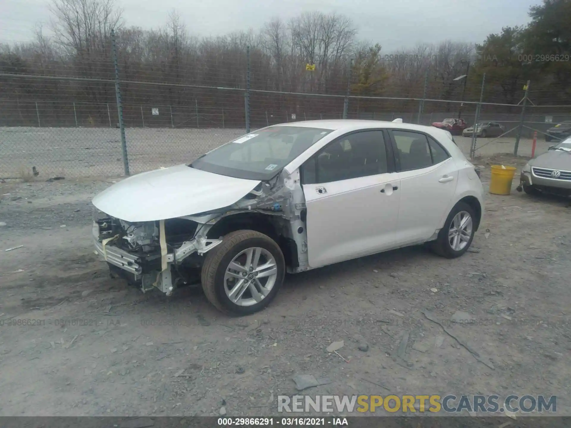 2 Photograph of a damaged car JTNK4RBEXK3034664 TOYOTA COROLLA HATCHBACK 2019