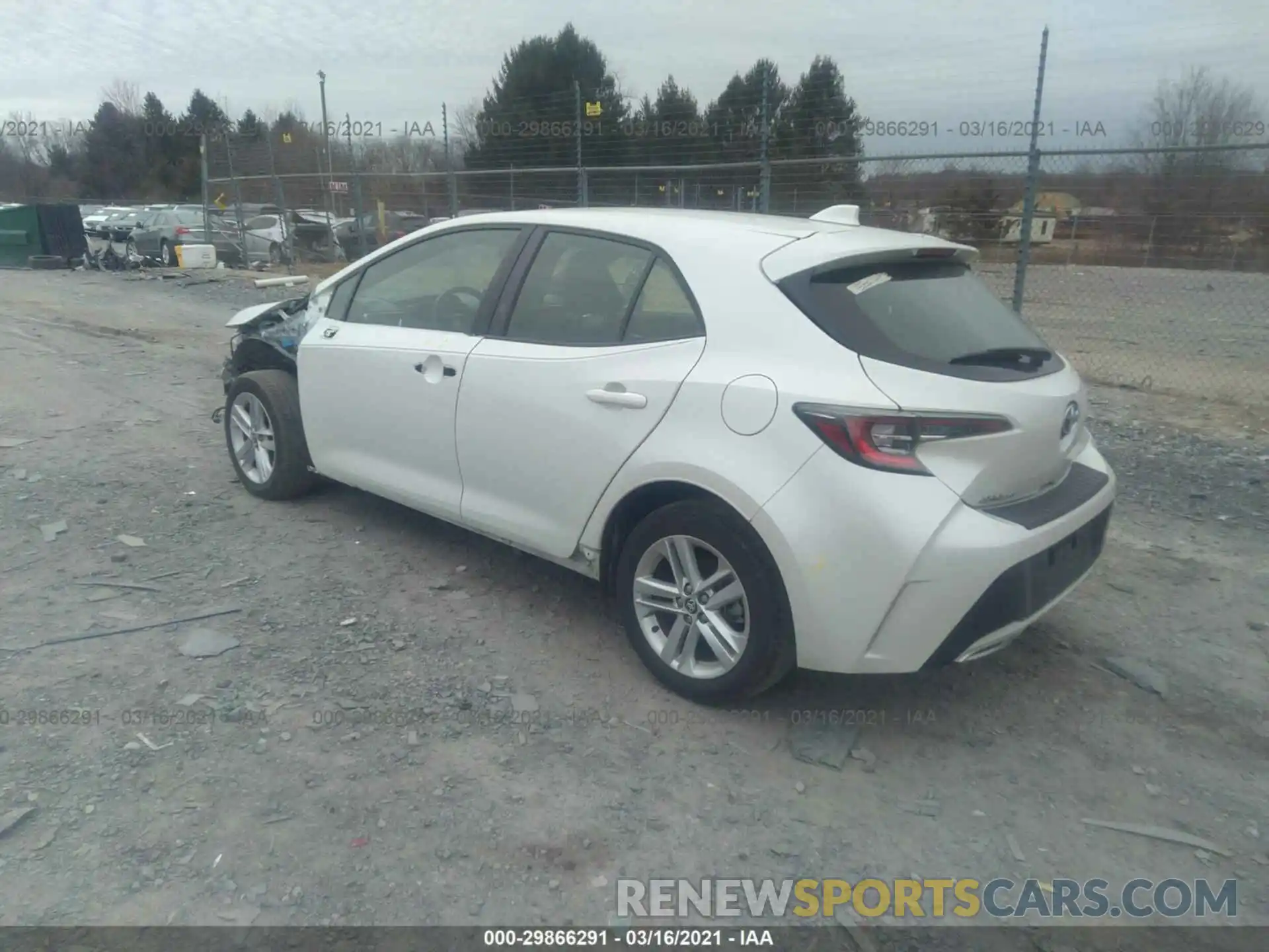 3 Photograph of a damaged car JTNK4RBEXK3034664 TOYOTA COROLLA HATCHBACK 2019