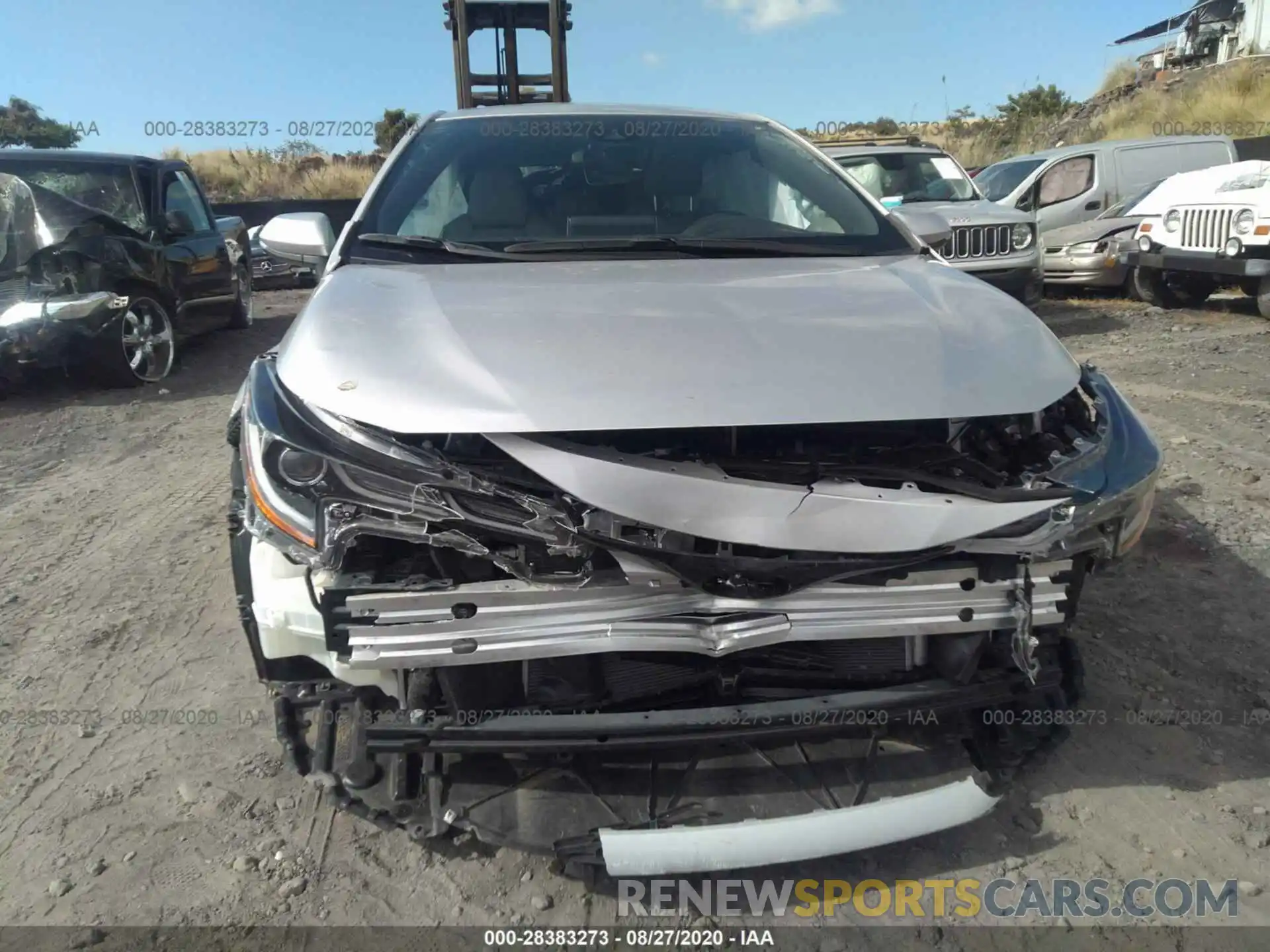 6 Photograph of a damaged car JTNK4RBEXK3040156 TOYOTA COROLLA HATCHBACK 2019