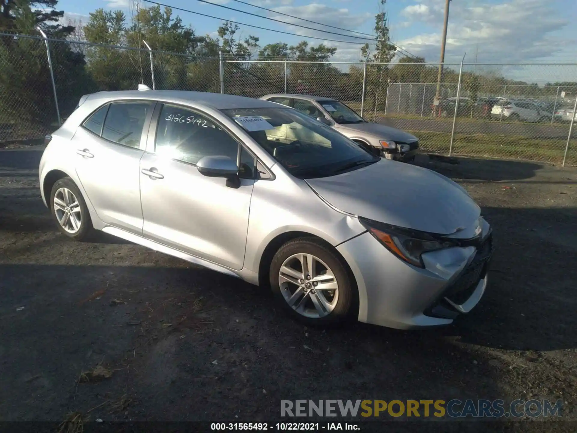 1 Фотография поврежденного автомобиля JTNK4RBEXK3051156 TOYOTA COROLLA HATCHBACK 2019