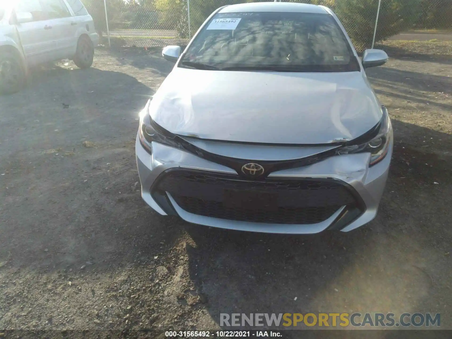 6 Photograph of a damaged car JTNK4RBEXK3051156 TOYOTA COROLLA HATCHBACK 2019