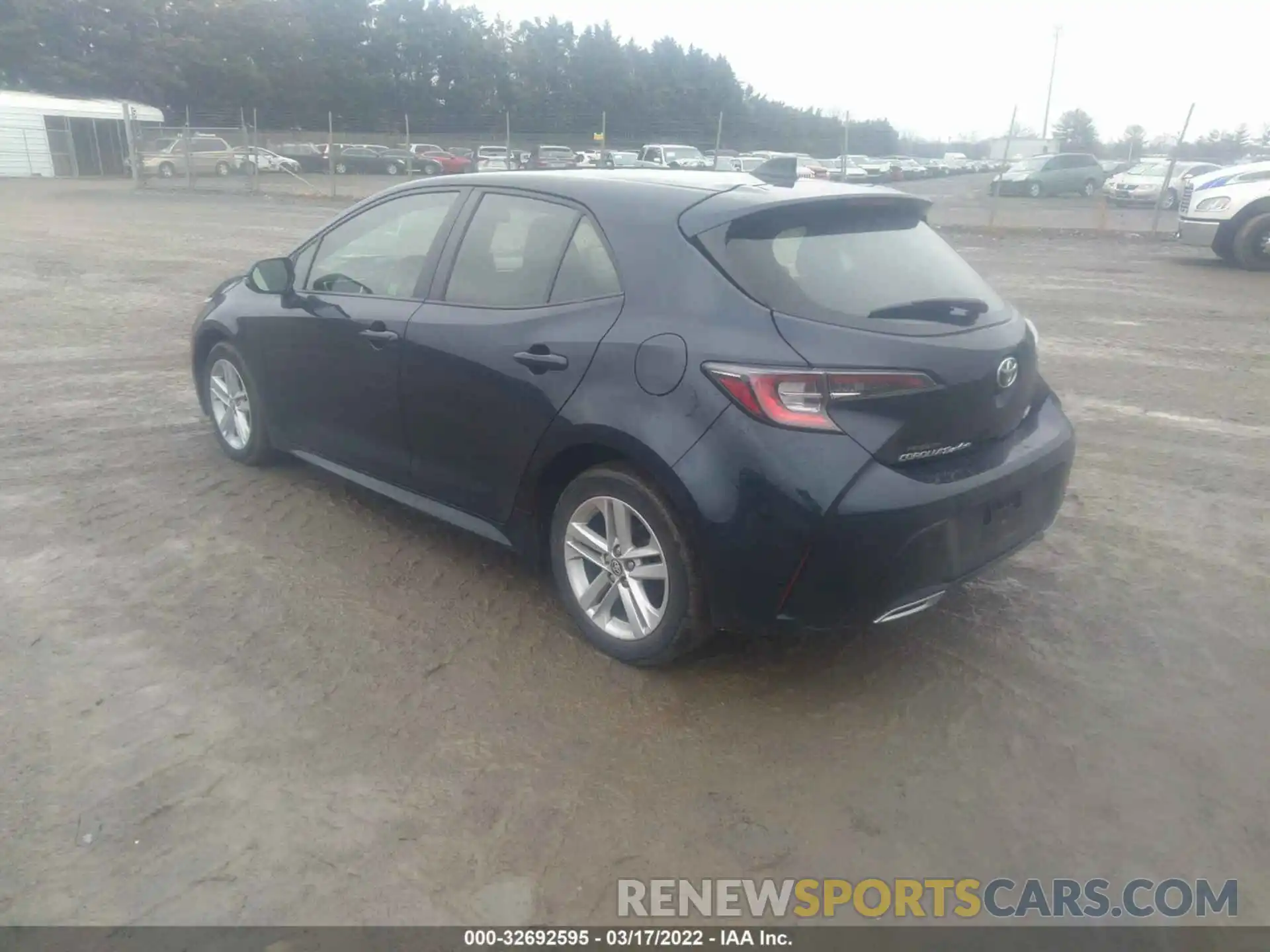 3 Photograph of a damaged car JTNK4RBEXK3053375 TOYOTA COROLLA HATCHBACK 2019