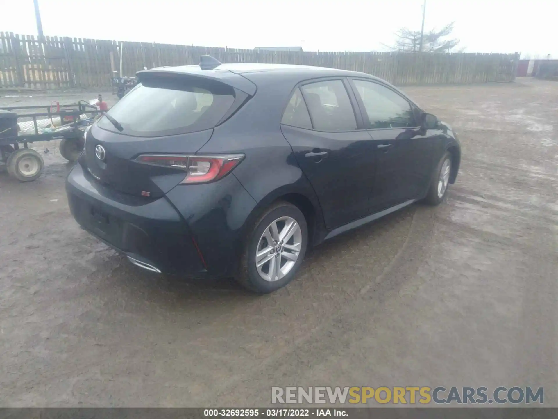 4 Photograph of a damaged car JTNK4RBEXK3053375 TOYOTA COROLLA HATCHBACK 2019