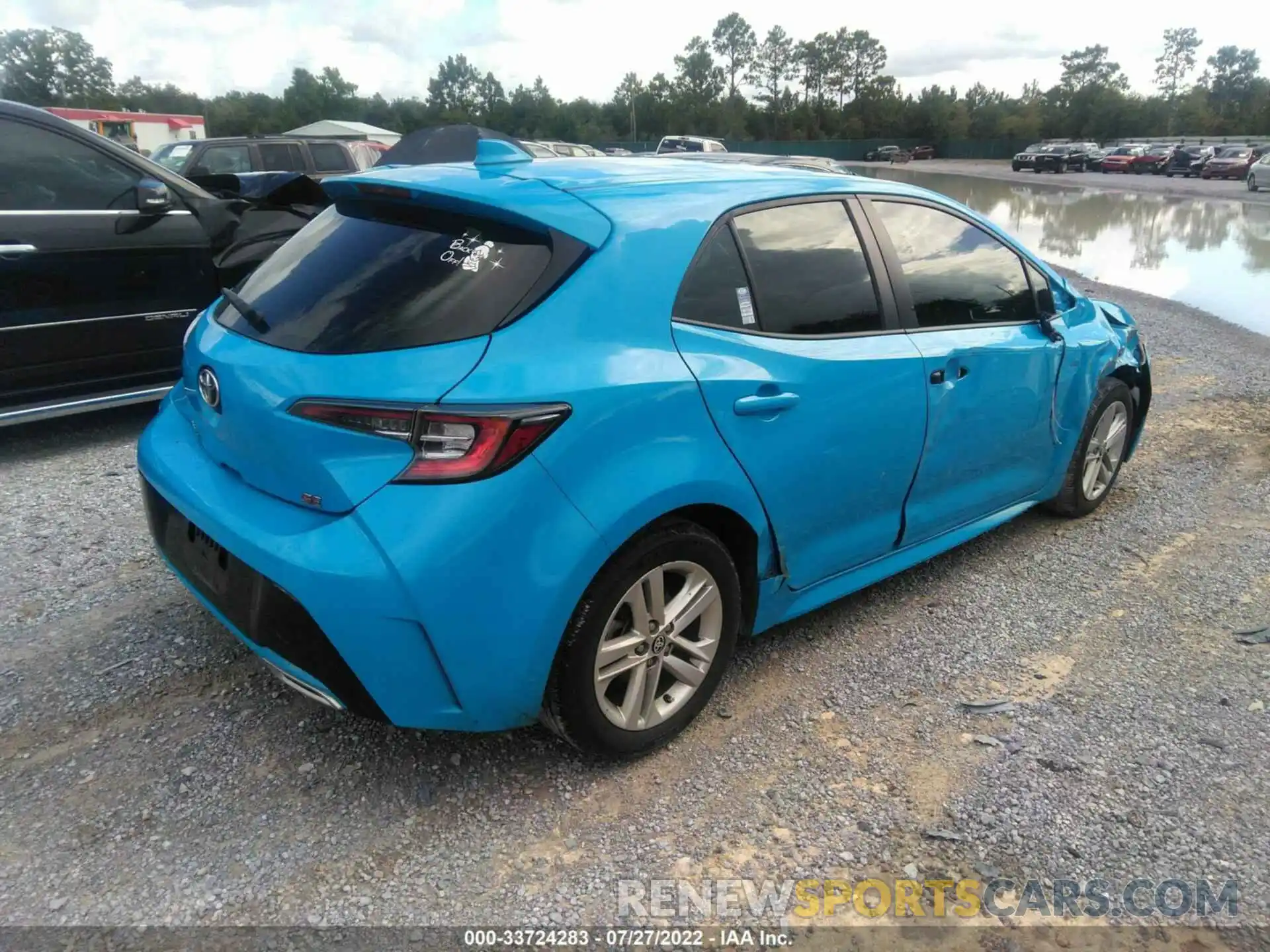 4 Photograph of a damaged car JTNK4RBEXK3055160 TOYOTA COROLLA HATCHBACK 2019