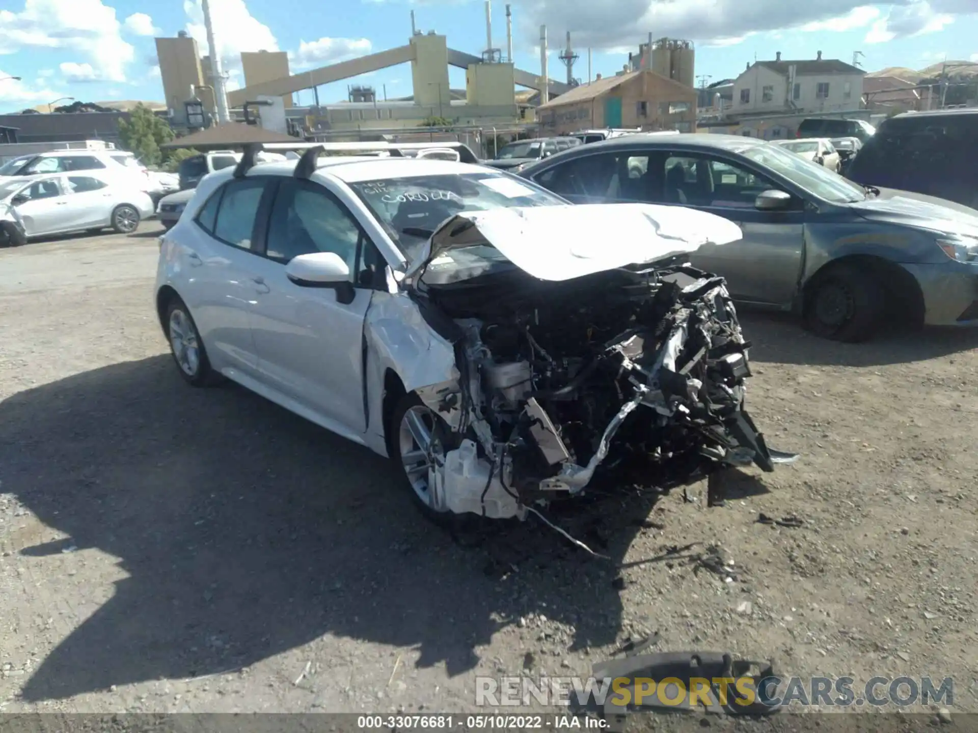 1 Photograph of a damaged car JTNK4RBEXK3059032 TOYOTA COROLLA HATCHBACK 2019